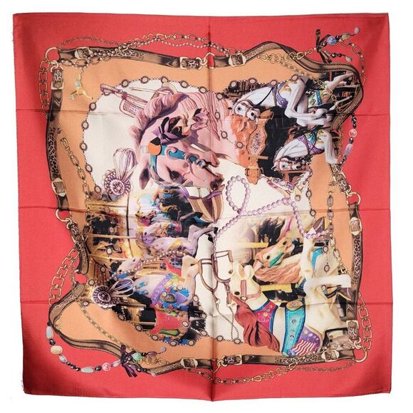 NWT Genuine 100% Mulberry Silk Twill Scarf 31"x31" Large Square Shawl SAD9001 - Picture 1 of 7